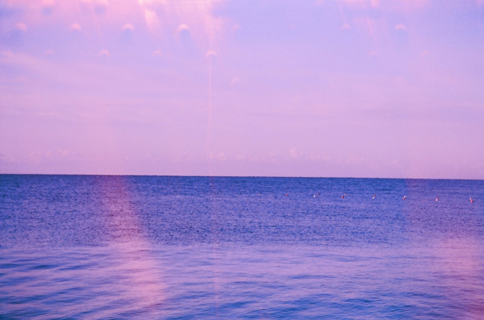 Estate pool at sunrise
